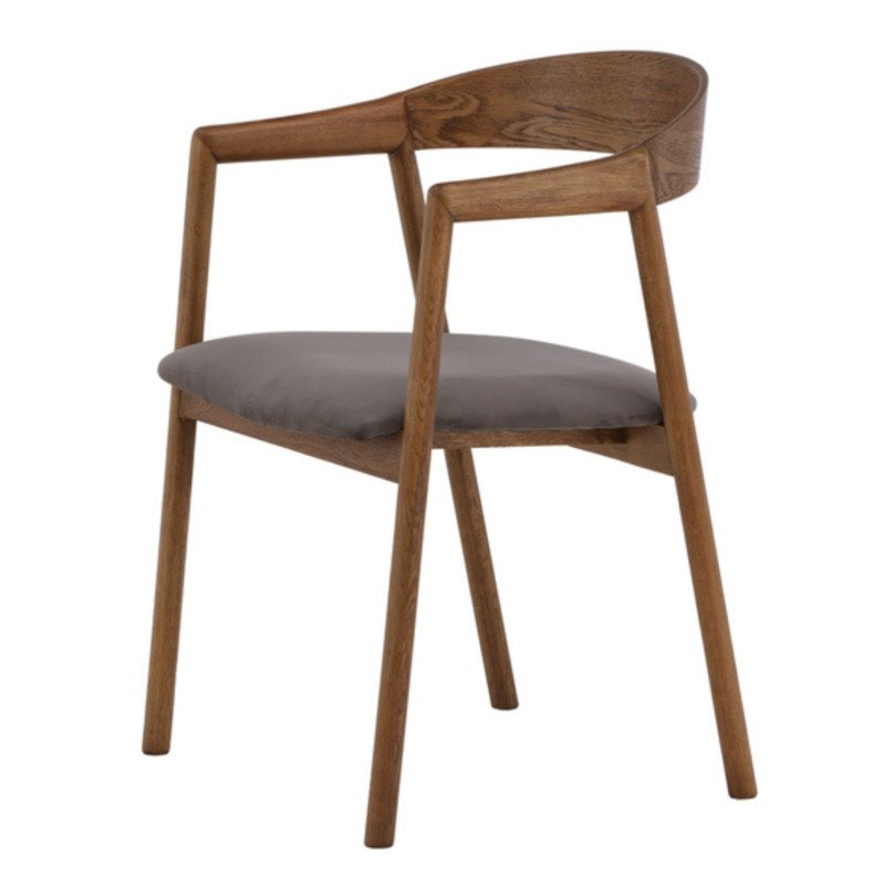 Lot de 2 chaises moderne en bois MAITE