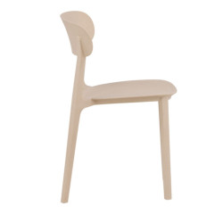 Lot de 4 chaises moderne en plastique durable RIGA