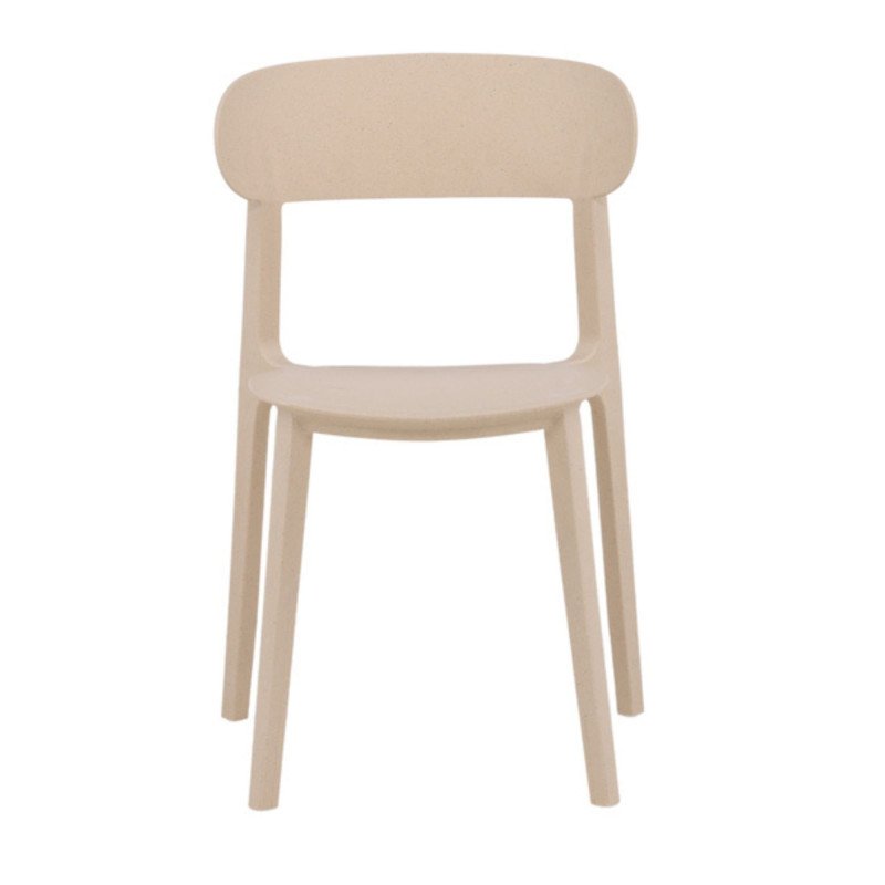 Lot de 4 chaises moderne en plastique durable RIGA