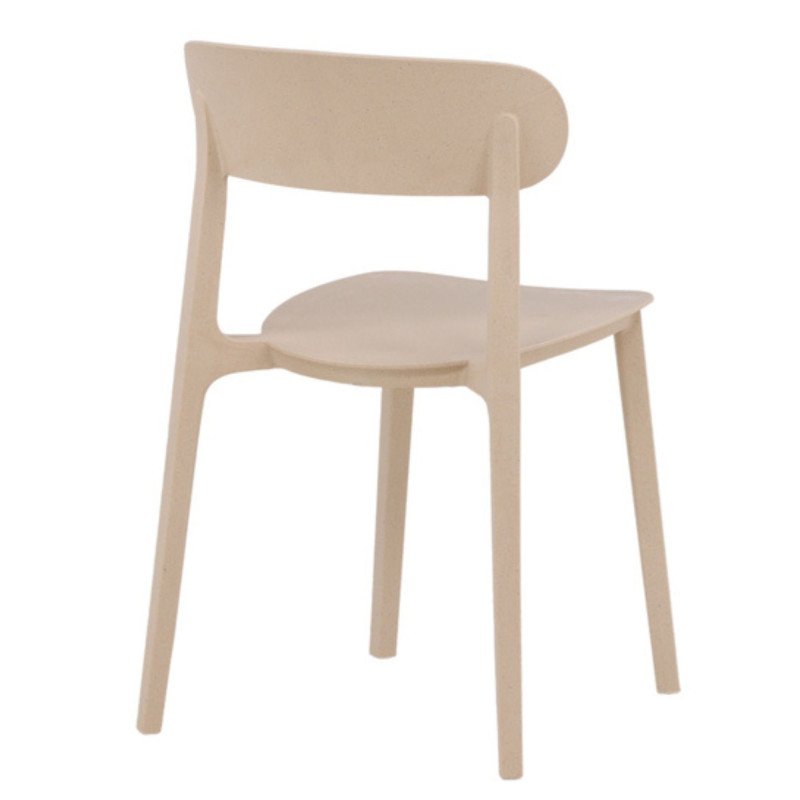 Lot de 4 chaises moderne en plastique durable RIGA