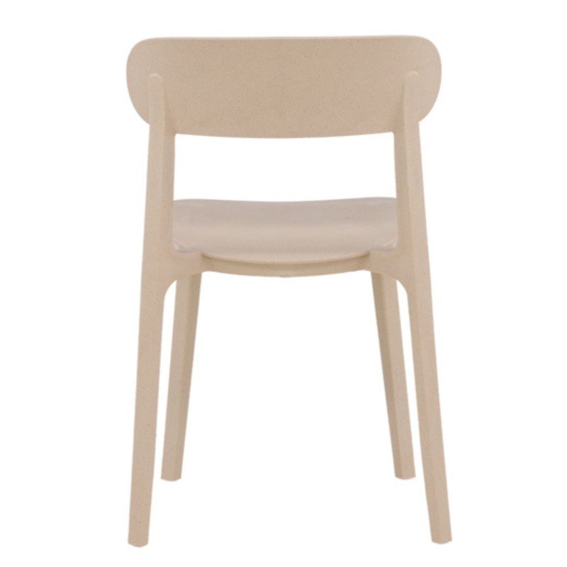 Lot de 4 chaises moderne en plastique durable RIGA