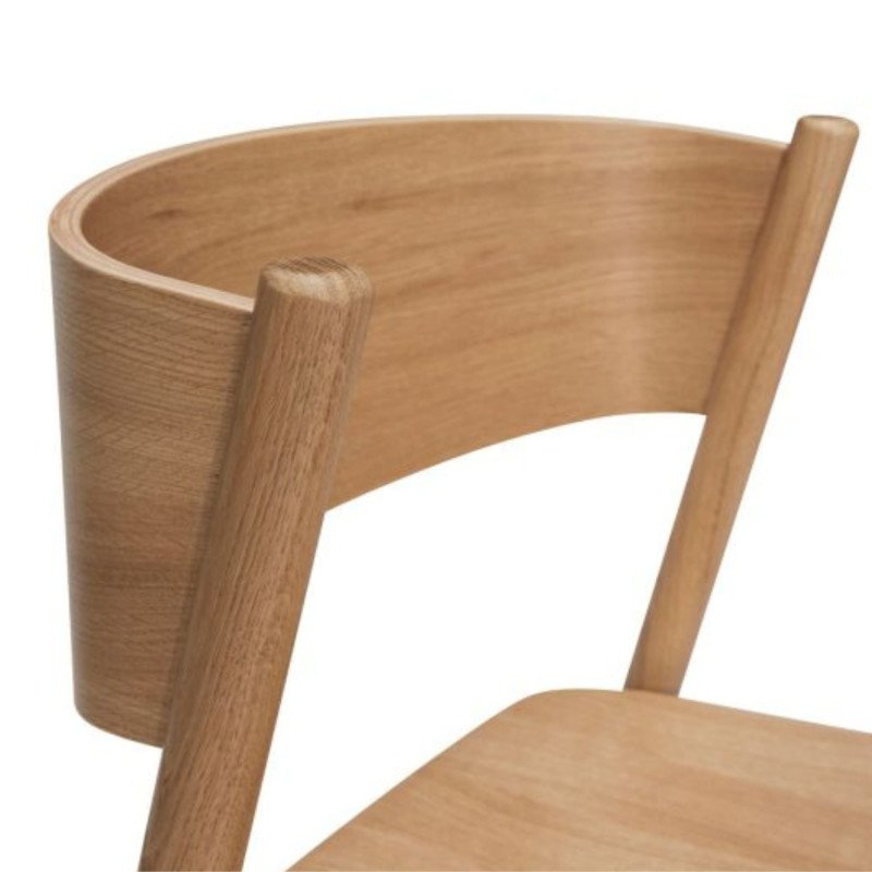 Tabouret de bar scandinave en bois INDIANA