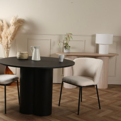 Table d'appoint moderne en bois BLAMPA