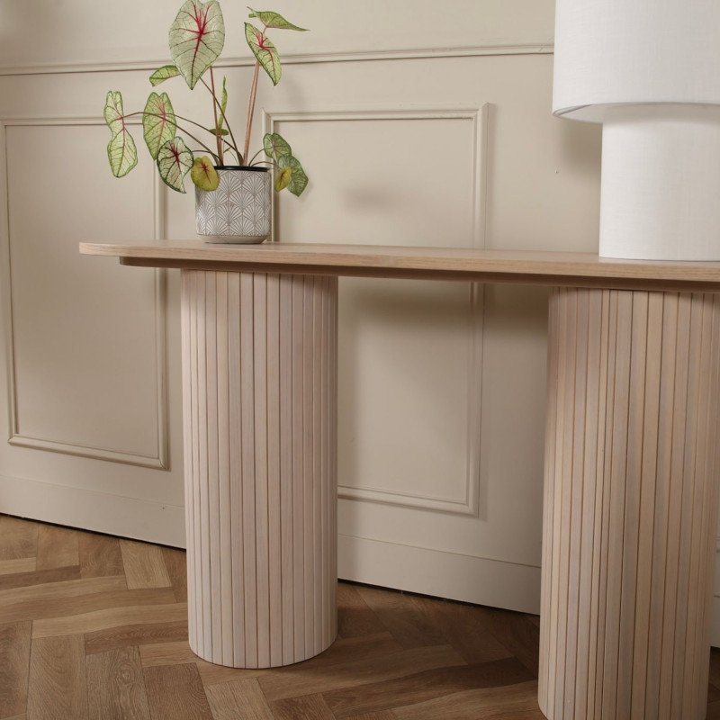 Table d'appoint moderne en bois BLAMPA