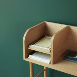 Bureau classique avec rangements en bois ARCHIE