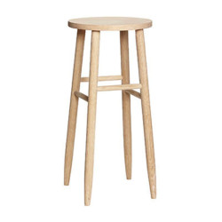 Tabouret de bar moderne en bois certifié ORION