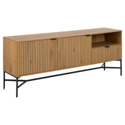 Buffet 2 portes en bois naturel 180x40CM TALISCA