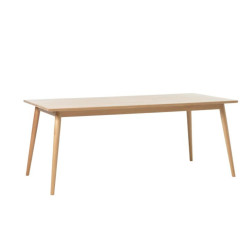 Table à manger en bois 90x190 DIDIA