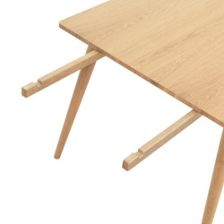 Table à manger en bois 90x190 DIDIA