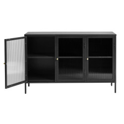 Buffet 3 portes en métal 85x132.2cm SAKA