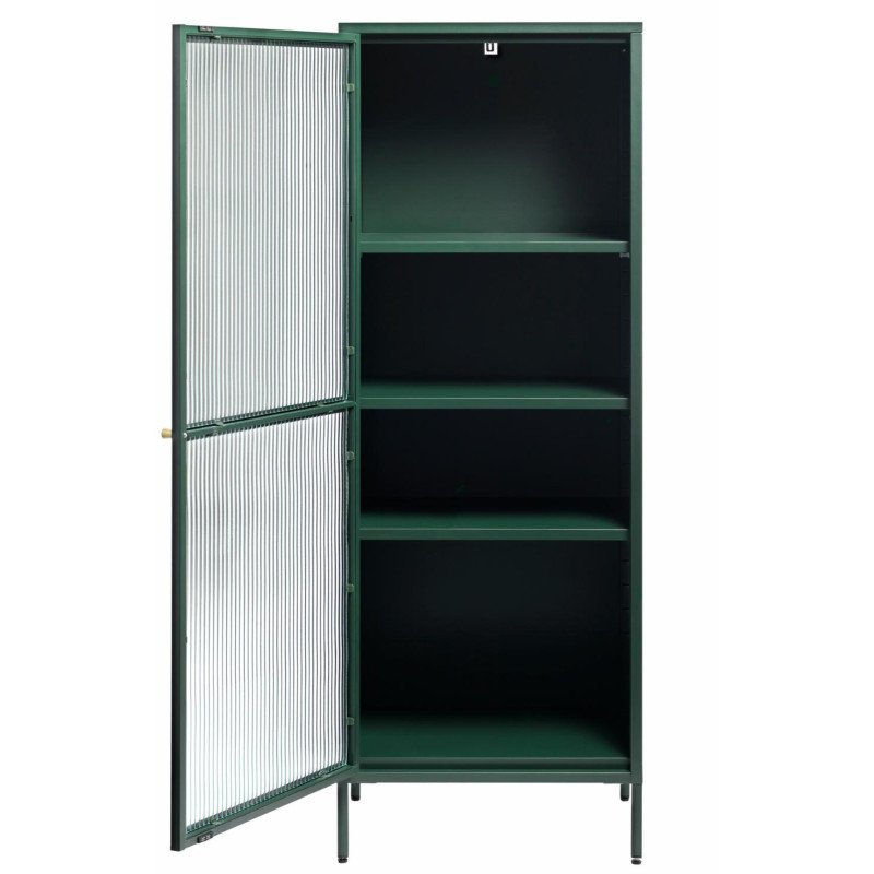 Armoire en verre et en métal 160cm DOREMIEU