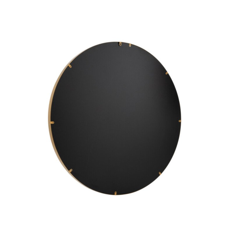 Miroir rond 110cm contour doré PELI