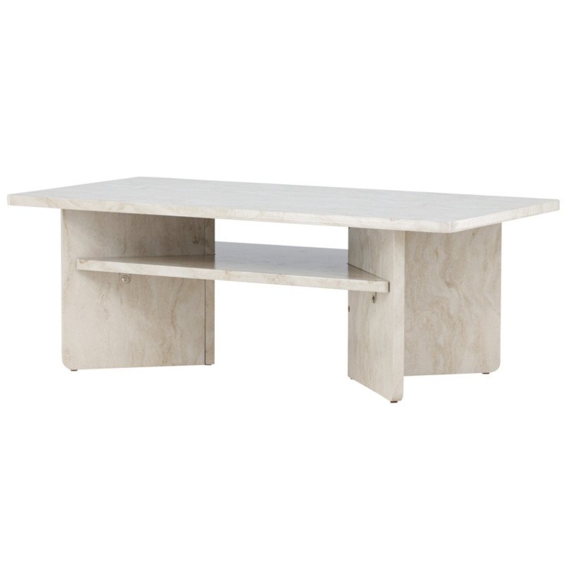 Table basse effet marbre ALESO