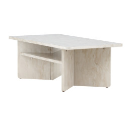 Table basse effet marbre ALESO