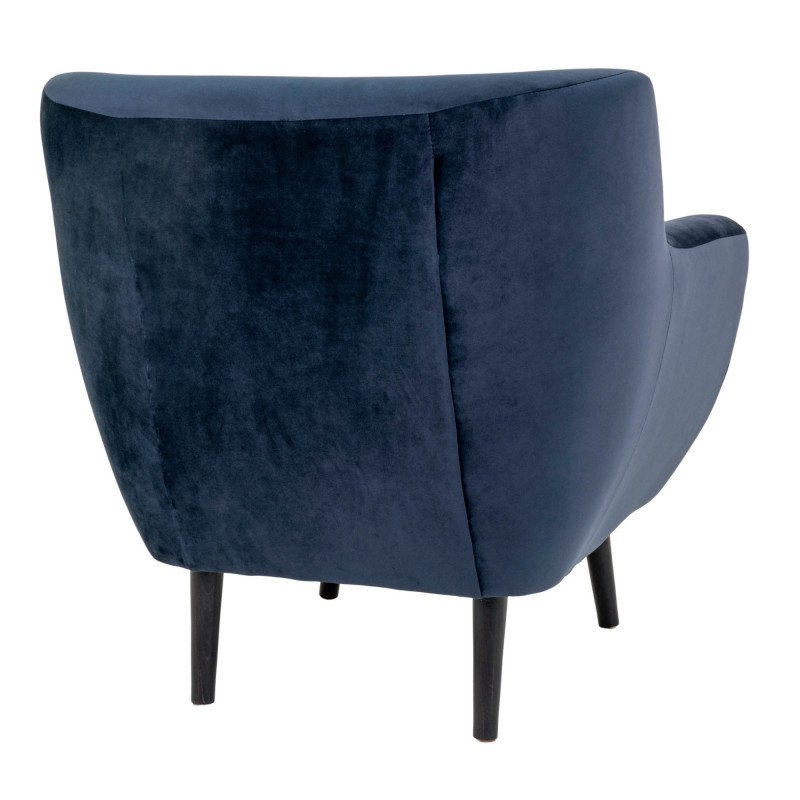 Fauteuil Design en velours-CORALINE