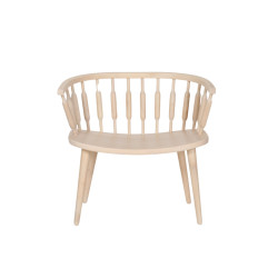 Fauteuil en bois clair JORNA