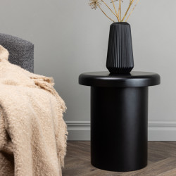 Table d'appoint noir en bois NANO