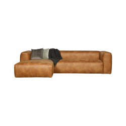 Canapé d'angle gauche cuir BEAN