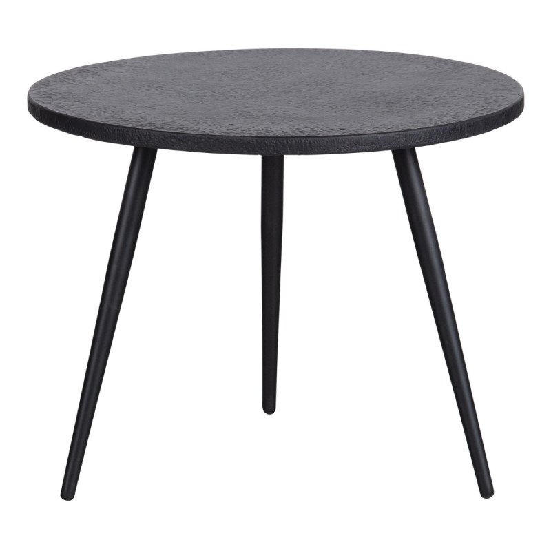 Set de 2 tables basses en bois noires ADA