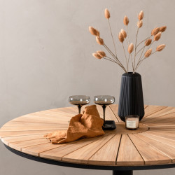 Table d'extérieur en bois et métal COFY