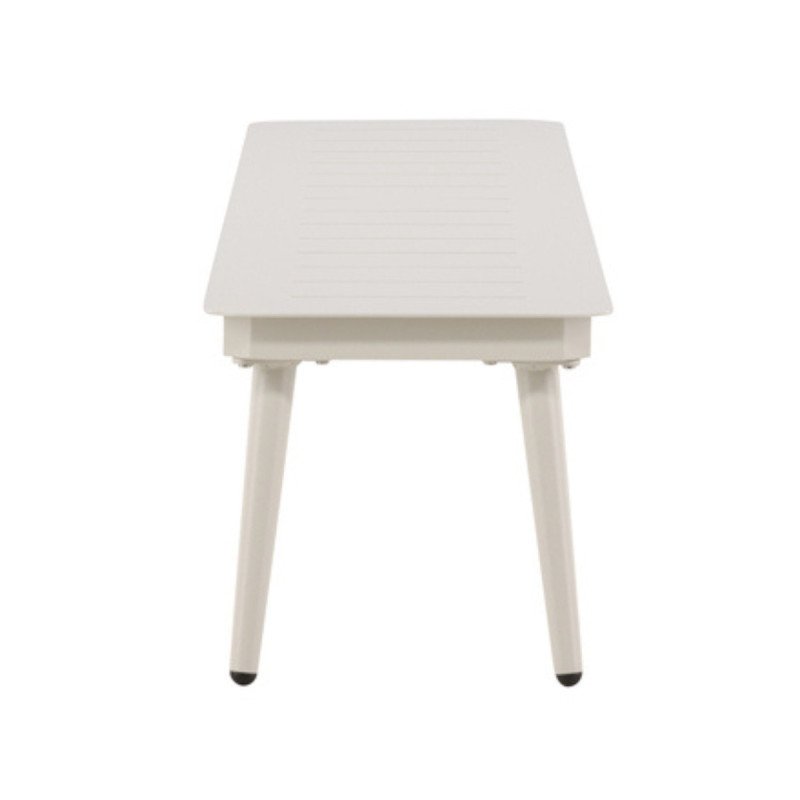 Banc extérieur en métal beige BENCHA