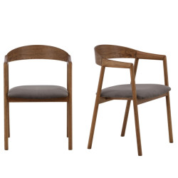 Lot de 2 chaises en bois LYLO