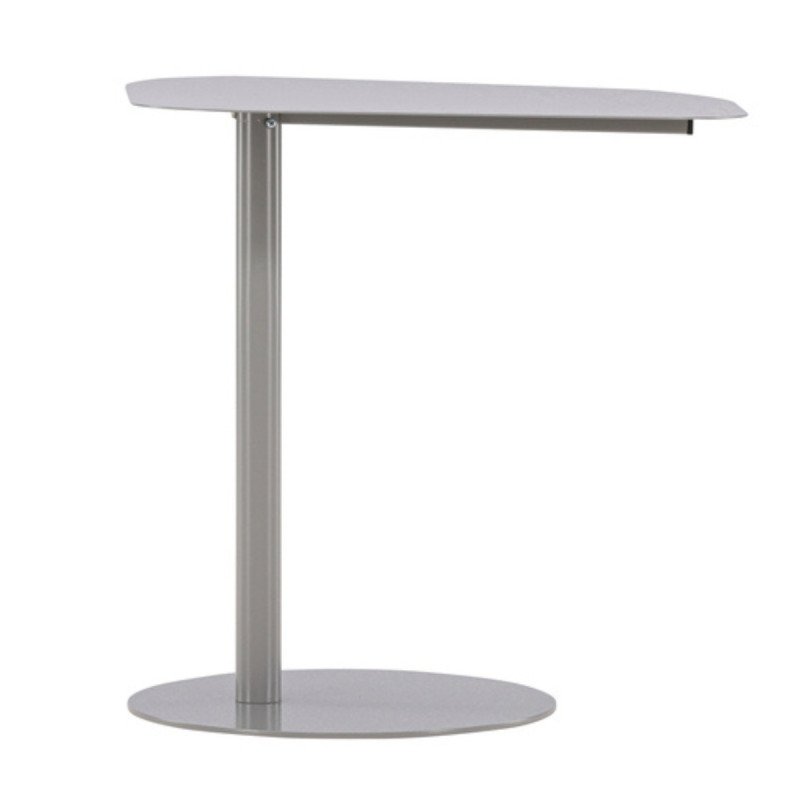 Table d'appoint en métal gris JOSA