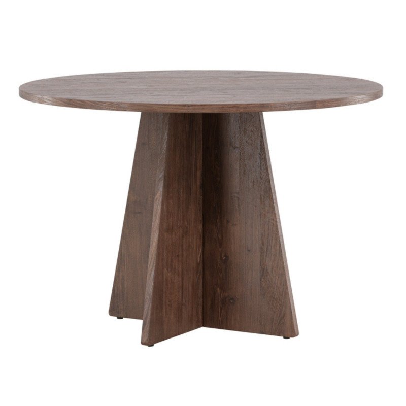 Table à manger ronde en bois 110x75 cm BETI