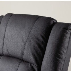 Fauteuil relax noir SINGA