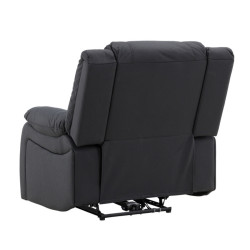 Fauteuil relax noir SINGA