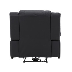 Fauteuil relax noir SINGA