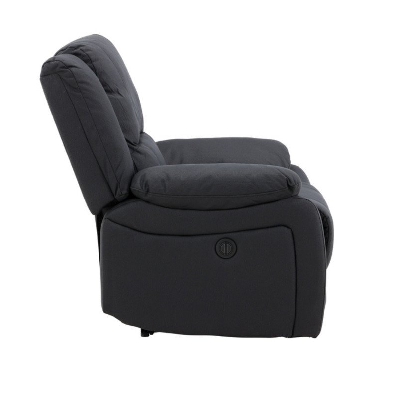 Fauteuil relax noir SINGA