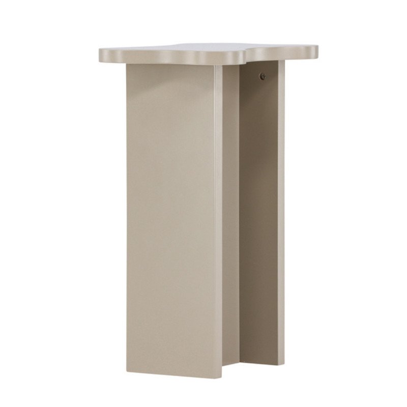 Table d'appoint design en bois beige MOLI