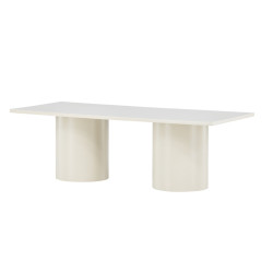 Table basse design en bois beige SANDA