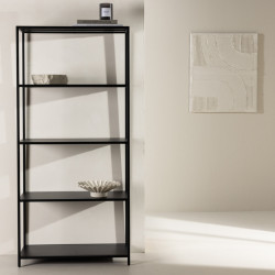 Etagère en acier noir ANATOLA