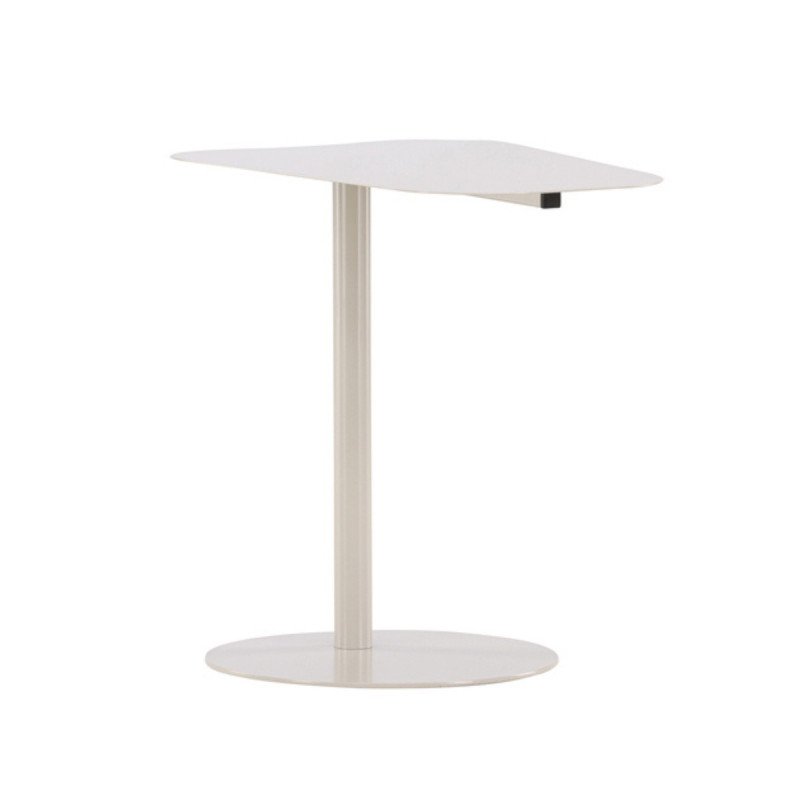 Table d'appoint en métal beige GIA