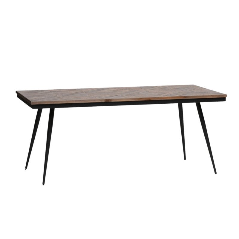 Table design teck massif 180x90cm marque BePureHome - Meilleure ventes