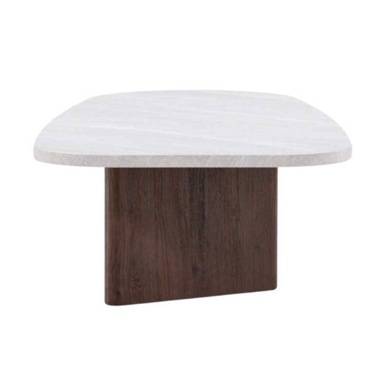 Table basse design effet marbre MADOLYN