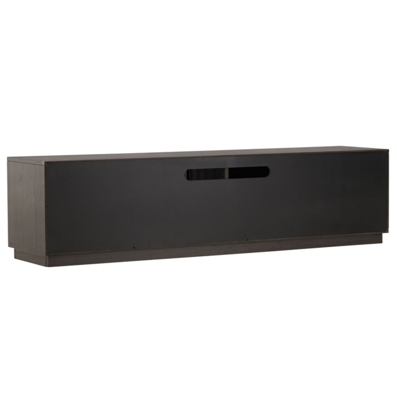 Meuble TV design en bois LURO - Beige, Noir, Marron