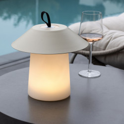 Lampe d'extérieur moderne LYMPA - Gris foncé, Beige