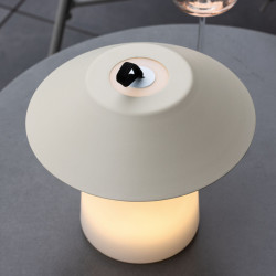 Lampe d'extérieur moderne LYMPA - Gris foncé, Beige