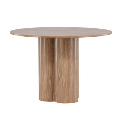 Table à manger ronde en bois design OLY