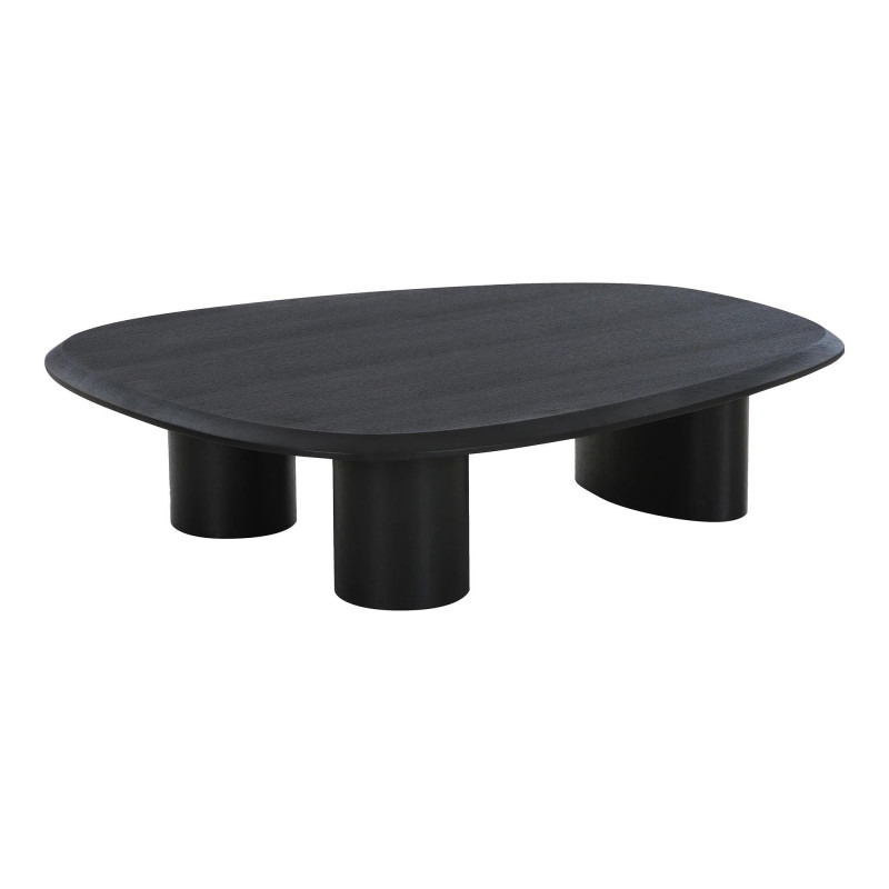 Table basse contemporaine en bois noir MOLLYNE