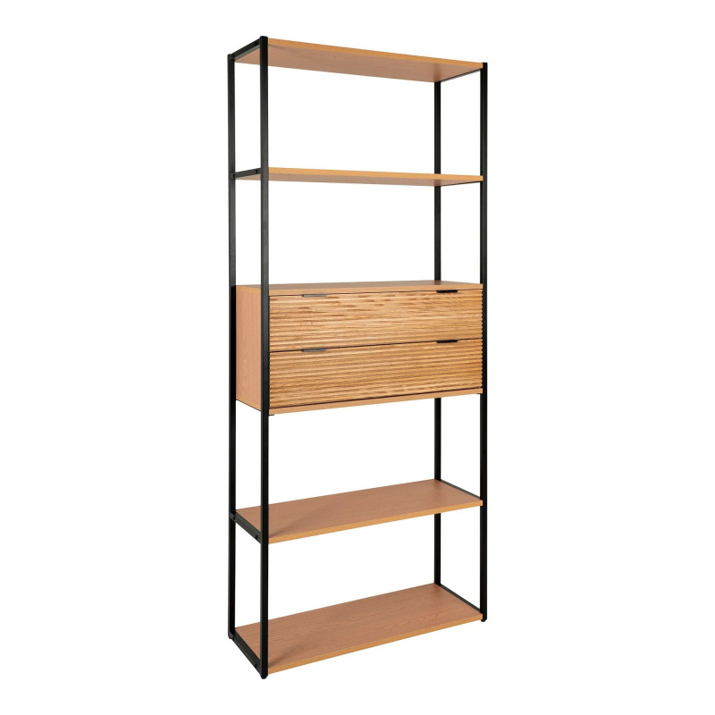 Etagère 200x84cm en bois BANGOR - Rangement