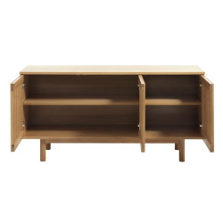 Buffet moderne en bois de chêne BERTIO - Rangement