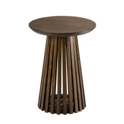 Table d'appoint ronde en bois moderne VINY - Salon Design