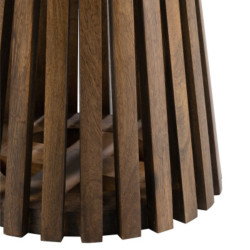 Table d'appoint ronde en bois moderne VINY - Salon Design