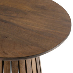 Table d'appoint ronde en bois moderne VINY - Salon Design