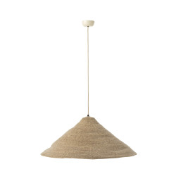 Lampe suspendue en jonc MALAGA - Bohème Chic