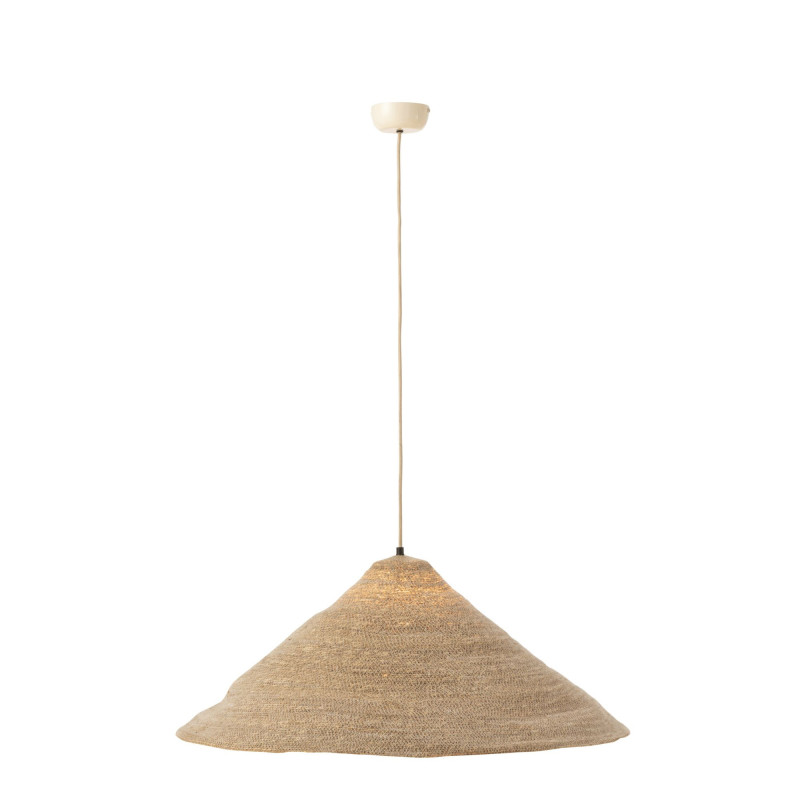 Lampe suspendue en jonc MALAGA - Bohème Chic